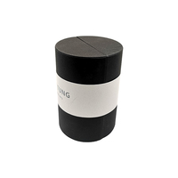 Fabricant fournisseur direct boîte en carton en forme de cylindre personnalisée avec insert en velours pour l'emballage de parfum