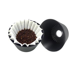 Filtre à café pour cafetière à filtre, grande capacité 40-60g, couleur noire, pour usage domestique et au bureau - Product Image 4