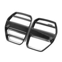 Grille avant de voiture en fibre de carbone sèche de style ST pour BMW M3 M4 G80 G82 G83 2021+ G80 avec ACC Carbon Grill