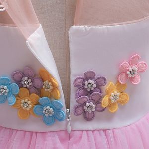 Đầm Hình Kỳ Lân 6T-14T Cho Bé Gái, Đầm Dự Tiệc Động Vật Cosplay Đi Học Không Tay Đính Hoa 3D - Product Image 6