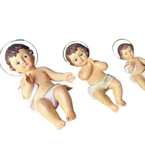 Religiöses Harz Handwerk Jungfrau Mutter und Christus Kind Figuren Baby Jesus