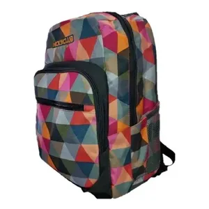 Zaino Nicksclub 1661 con motivo geometrico in neoprene, tracolla staccabile, unisex, per uso quotidiano - Product Image 3
