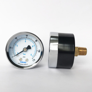 40mm wijzerplaatgrootte 8bar 120psi op maat gemaakte manometer achteraan aansluiting NPT1/8 - Product Image 3