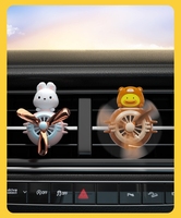 Mignon petit pilote désodorisant purificateur citron parfum de voiture pour sortie coton papier matériel Premium voiture désodorisants
