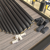 Stik Biliard Profesional Karbon, Batang Stik Biliard,  Kualitas Lurus, Defleksi Rendah, 11.8mm 12.2mm 12.4mm