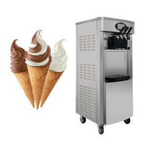 Nouvelle machine à crème glacée molle 28L-32L/H, 3 saveurs, machine à faire des glaces - Product Image 3