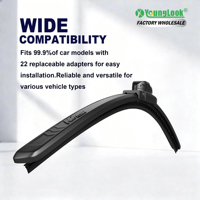 YOUNGLOOK OEM Repuesto Híbrido Sin Estructura para Limpiaparabrisas, Diseño Aerodinámico Sin Marco, Modelo YL-631, Resistente a -40-80°C