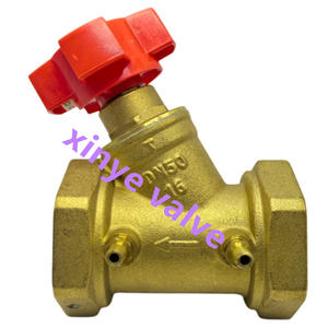 Yuhuan Fabriek Messing Statische Stroom Regulering Hoek Schroefdraad Ventiel Handmatige Waterleidingregelaar - Product Image 2