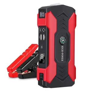 New arrive promotion car jump starter 12V 12000mAh 4 USB LCD display car charger rechargeable power bank car jump starter