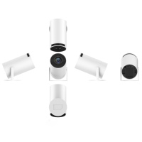 Mini projecteur intelligent Android 11, projection libre à 180°, internet 4K, projecteur vidéo intégré, projecteur portable d'intérieur
