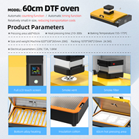 Four de séchage DTF à transfert thermique, four de polymérisation de poudre, four métallique pour chauffage de film, transfert de logo sur T-shirt, four DTF A1 A3