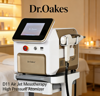 Sérum de mésothérapie, jet d'eau oxygénée, azote, machine de thérapie faciale D11 Gene, ABS multifonctionnel