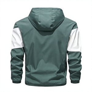 Conjunto de Sudadera con Capucha y Pantalones Jogger para Hombre, Diseño Color Block, Transpirable, Felpa 320g, Invierno, Casual, con Logo Frontal, Blanco y Negro - Product Image 4