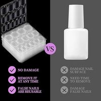 Vente en gros de languettes adhésives ultra-fines de 0,3 mm, respirantes, en gel, double face, sensibles à la pression, imperméables, pour le masquage des ongles et les faux ongles
