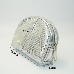 3pcs clear PVC Waterproof Makeup Holder Transparent <strong>Toiletry</strong> Pouch Sequin Cosmetic Bag - Product Image 6