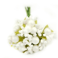 10pcs Baies Artificielles Fleur Faux Mousse Fleurs pour Mariage Décoration de La Maison DIY Guirlande Artisanat Pas Cher