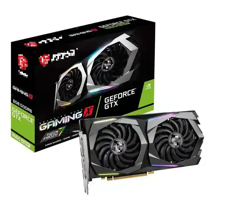 Schlussverkauf GeForce GTX 1660 Super 6 GB GPU Grafikkarte neue gebrauchte Spielkarten Desktop Laptop PCI VGA Funktionen Lüfterkühler