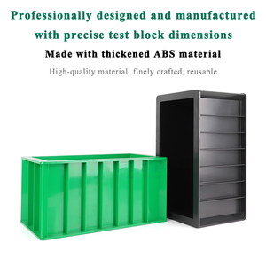 Nouveau produit phare : Moule à cube de béton de 100 mm en ABS vert personnalisé, conforme à la norme EN, protection IP55 pour les essais de béton - Product Image 4