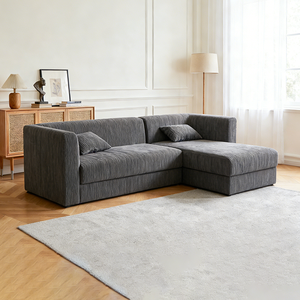 Sofá Modular de Tela Estilo Italiano, Compresión al Vacío para Comercio Exterior, OEM, Sofá Chameleon de Línea Recta - Product Image 2