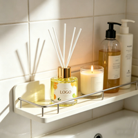 Diffuseur de parfum artisanal sans alcool de luxe 50 ml, bouteille en verre, écologique, parfum d'intérieur à base d'huiles essentielles, emballage élégant