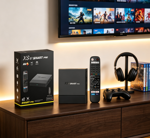 XS97 SMART Pro Android 14 TV Box con Control por Voz, 4K Ultra HD, Compatible con Google Play, OTT Media Box, Suministro al por Mayor - Product Image 1
