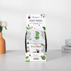 Maschera per piedi Spa Beauty Host cocco idratante profondo e riparazione maschere per i piedi di grandi dimensioni per la cura della pelle del piede calze - Product Image 2
