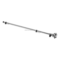 Mât de drapeau de qualité marine à fixation sur rail, 580 mm, en acier inoxydable, pour bateau, yacht, diamètre de tuyau de 22 mm à 25 mm