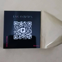 Blocs en acrylique pour codes QR personnalisés, plaque en acrylique transparente pour codes QR, bloc en acrylique pour codes QR, bloc en acrylique pour menus QR, bloc en acrylique pour affichage de codes QR