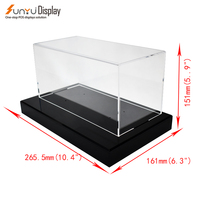 Nouvelle tendance de haute qualité Boîte de présentation de jouets détachables personnalisés en acrylique transparent Boîte de présentation en plexiglas