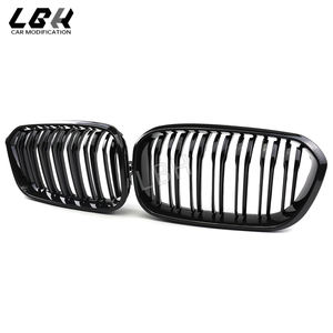 Calandre de pare-chocs avant pour <span class=keywords><strong>BMW</strong></span> série <span class=keywords><strong>1</strong></span> F20 2015-2018 Impression par transfert d'eau <span class=keywords><strong>Grille</strong></span> de ventilation de radiateur en ABS - Product Image 2