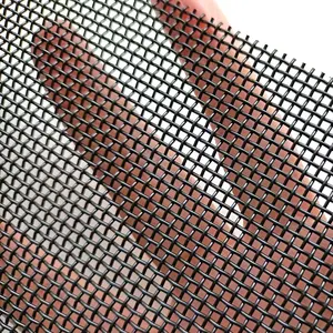 Stainless Steel Security Window And Door Screen Mesh Woven Wire Mesh Powder Coating Safety Net