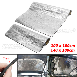 Alfombrilla de espuma de aluminio de 15 pies cuadrados para insonorización de coche, aislamiento de ruido para capó, motor y muro cortafuegos, mantiene el calor - Product Image 2
