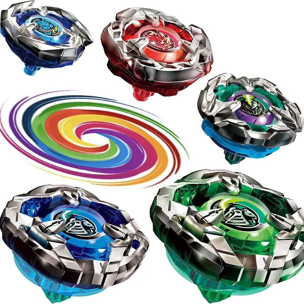 Battling Spinning Tops zum Verkauf Burst Gyro Game Toy Set Überraschung geschenk für Kinder Jungen Outdoor-Sportspiel Bunte Spinning Tops