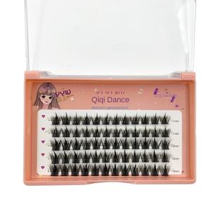 伊伊舞睫毛 御姐无痕卡通纯欲黑梗混合甜美姐妹风分段自然睫毛 - Product Image 6
