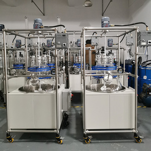 Reattore di vetro sferico ad alta precisione per reazioni chimiche di laboratorio di miscelazione e distillazione - Product Image 3