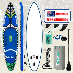 Australia envío gratis Venta al por mayor Dropshipping sup Stand Up Paddle Board tabla de surf suave deporte acuático surf sub tablas