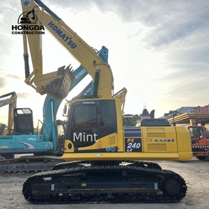Excavadora mediana Komatsu PC240 de segunda mano, 24 toneladas, Komatsu 240 240-8, maquinaria de construcción de excavadora de movimiento de tierra usada en Japón, - Product Image 1