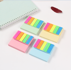 Venditore di fabbrica colorato in plastica per animali domestici <span class=keywords><strong>nota</strong></span> adesiva trasparente di alta qualità Note appiccicose indice Memo per fare elenco foglio di arredamento per ufficio - Product Image 6