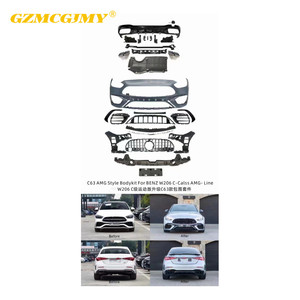 Pare-chocs en plastique de haute qualité C63 adapté aux kits de carrosserie C-series C300 W206 C63 AMG - Product Image 2