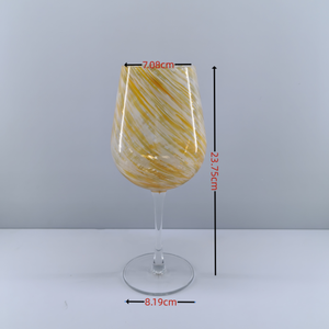 Série de Verres à Vin Rouge Colorés et Gobelets à <span class=keywords><strong>Champagne</strong></span> Personnalisés en Verre Soufflé Main, Style Vintage Médiéval Durable - Product Image 5