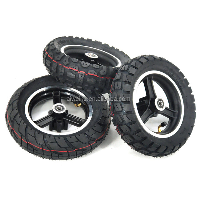 TUOVT 80/65-6 10x3.0 Tyre 255x80 Wheel Hub for 10 Inch Electric Scooter Zero 10x Dualtron Kugoo M4  Tire