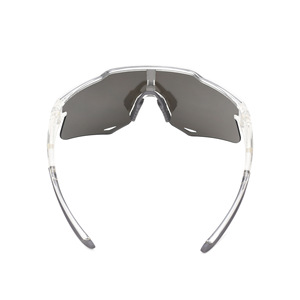 Lunettes de soleil polarisées pour le cyclisme, sans monture, verres en PC, protection UV 100%, lunettes de sport multifonctionnelles - Product Image 1