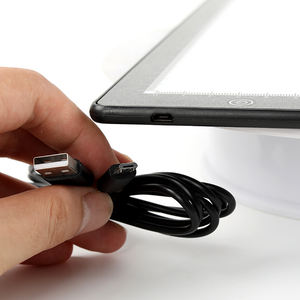 Novedad: Herramienta de Pintura de Diamantes 5D, Panel de Luz LED A4, Bloc de Dibujo con Escala, Tablero de Iluminación para Dibujos de Anime y Acción - Product Image 5