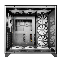 Leadway Mid Tower Gaming PC Case ATX Steel Transparent Side Window RoHS Certified in Stock Computer Towers