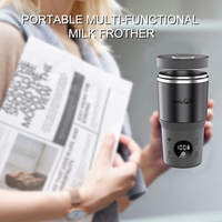 Mousseur à lait 4-en-1 personnalisé Premium Petite tasse thermos à ébullition Machine à café mousse à lait Latte Art