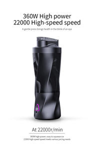 خلاط صغير قابل لإعادة الشحن وعصارة عالية الطاقة خلاط محمول عصير كهربائي وهزاز بروتين يدوي - Product Image 5