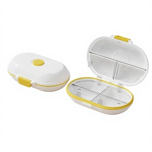 Wholesale Daily 7-Compartment Food Grade PP Child-Resistant Multicolor Portable <b>Pill</b> Organizer <b>Case</b> <b>for</b> Vitamins & Cod Liver Oil - Product Image 4