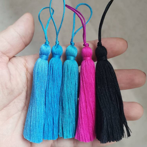 नाना थोक 6.5cm कपास tassels के लिए गहने, लटकन कपास के साथ 3.5cm पाश - Product Image 1