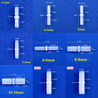 Raccord de tuyau barbelé en ligne universel ZDVseal conception droite à plein débit pour tube 4mm 5mm 6mm 8mm 10mm 12mm 14mm