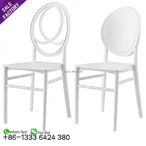 高品质批发折叠椅婚礼活动塑料花园椅子白色树脂折叠椅户外